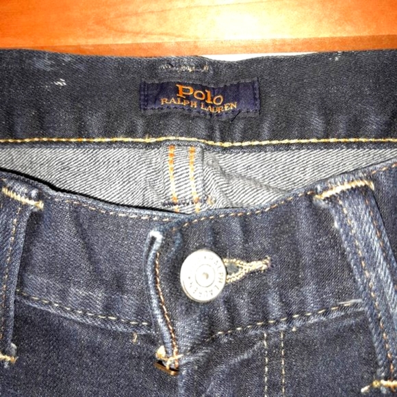NWOT Polo Ralph Lauren Men's Varick Dark Blue Denim Jeans Slim/Straight Fit - Picture 5 of 9
